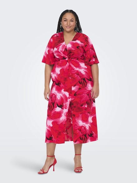 ONLY Carmakoma Jurk CARROSAL Midi-jurk