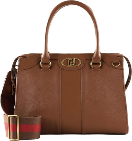 LIU JO Handtas Schoudertas Anaba Boston Bag Deer Bruine