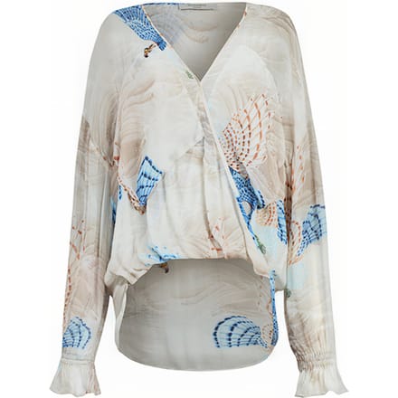 AllSaints Penny Swoop Top Ecru White Taglia: 32 | Magliette intime Outlet | Donna | Marrone