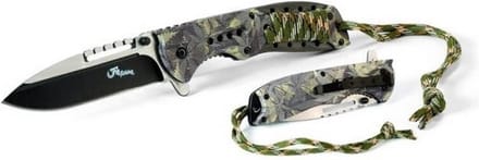 Filfishing - Inklapbaar Mes - Zakmes Camouflage - RVS - 21,5 cm