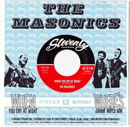Masonics - When You Cry At Night (7" Single)