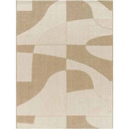 Binnen- en buitenkleed Bali crème 80x150 cm