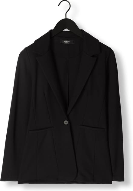 Jansen Amsterdam Hv242 Blazer With Long Sleeve Blazers Dames - Zwart - Maat M