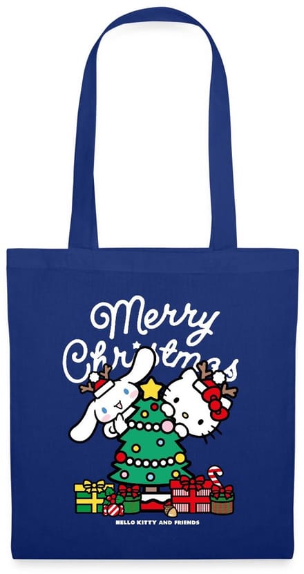 Hello Kitty En Cinnamoroll Kerstontwerp Tas Van Stof Schoudertas