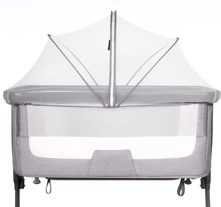 Babybed Hoes - Wieg Net - Insecten Buiten - Ademend Gaas - 55 x 100 x 55 cm - Wit