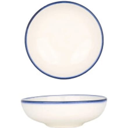 Bonna Serveerschaal - Linea Blue - Porselein - 10 cm - set van 2