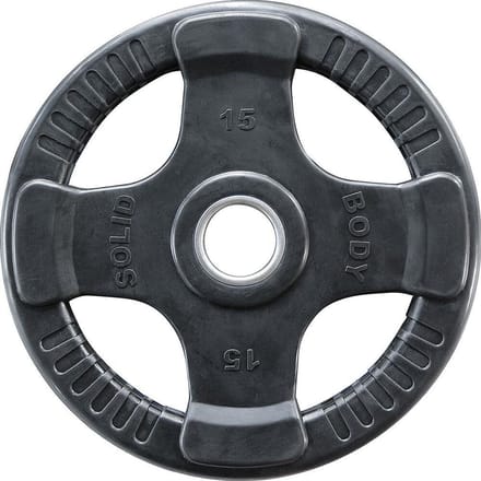 Body-Solid Olympische Rubber Halterschijf 15kg