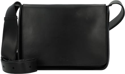 JOST Leren Schoudertas Arva Shoulder Bag Black Zwart