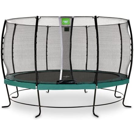 EXIT Lotus Classic Trampoline ø427cm - Op Poten - Rond - Trampoline Buiten - Voor Kinderen - Groen
