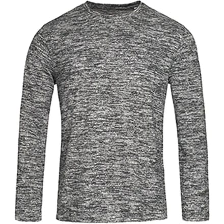 Stedman - Knit Lange Mouwen Sweater - Dark Grey Melange maat M