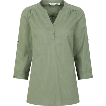 Mountain Warehouse Dames/Dames Petra Relaxed Fit 3/4 Mouw Shirt (Licht Khaki)