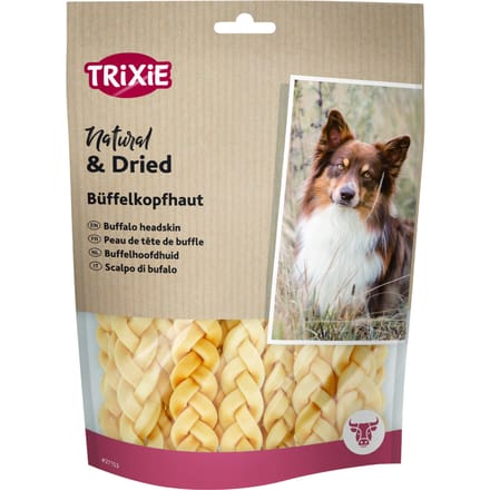 12 cm (6 x 200 g) Trixie buffelhuid gevlochten hondensnacks