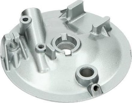 remankerplaat voorwiel Puch ms/mv zilver