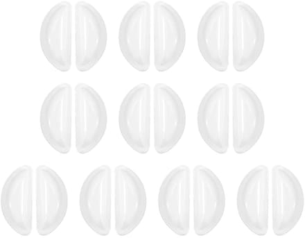 Dailygoods - 10 Paar Zachte Siliconen Neuspads voor Brillen