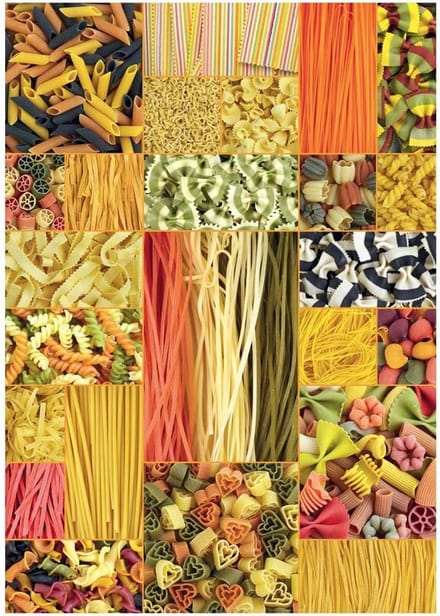 1000-Delige Puzzel van Pasta - Kwaliteit Legpuzzel