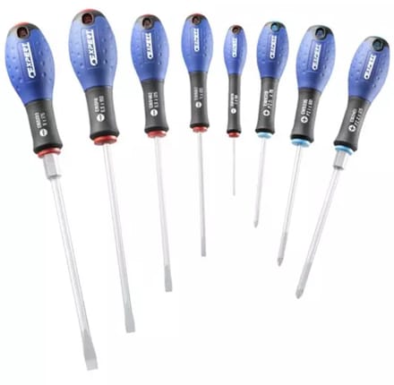 EXPERT E160906 schroevendraaierset sleuf/Pozidriv PZ 8-delig