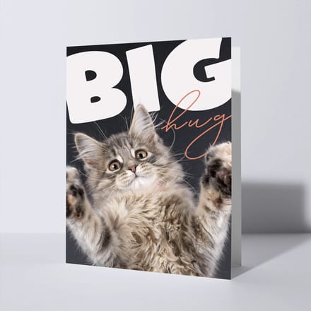 CAT'CHY Cards - wenskaart - denken aan - kat