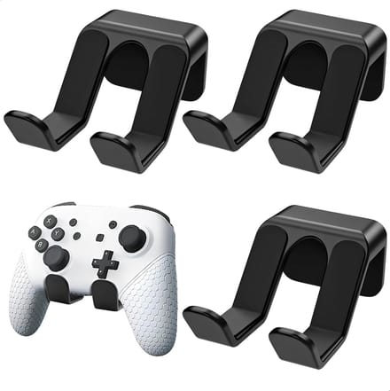 3 stuks Controller Wall Mount, Game Controller Holder, Self Adhesive Controller Holder Wall geschikt voor PS4/PS5/Xbox/Switch, Gaming Accessories for Gamepad and Headphones