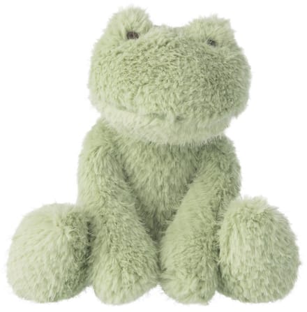 J-Line knuffelbeer Kikker - polyester - muntgroen - small