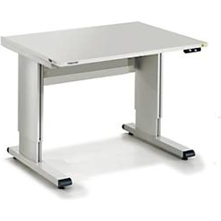 Treston werktafel serie WB, met elektromotor, in hoogte verstelbaar, 1073 mm