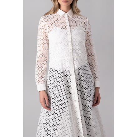 Anne Fontaine Cascais White Taglia: 46 | Maxi abiti Outlet | Donna | Bianco