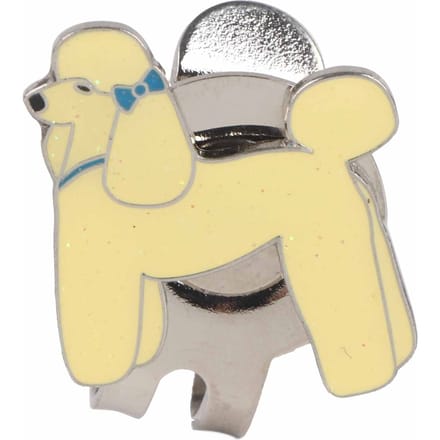 Duurzame Roestvrijstalen Golf Hoed Pet Clip met Magnetische Balmarker Accessoire Hond beige