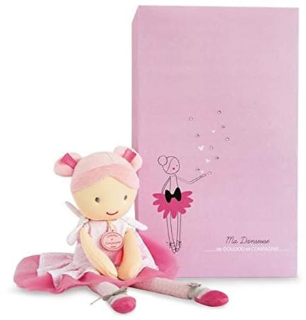 Zachte Ballerina Deken - Knuffel Deken - Baby Comfort - Met Geschenkdoos - 36x20 cm - Roze