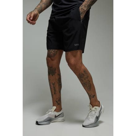 Tall Men's Active Stretch Geweven 7-inch Short | Black | Size Medium