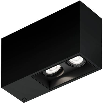 Wever & Ducré Lighting WEVER & DUCRÉ LED downlight Plano petit 2.0 zwart 927 dimbaar