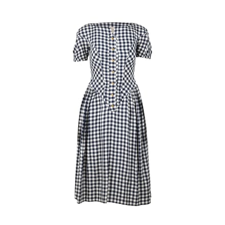 Vivienne Westwood geruite midi-jurk - jaren 2000