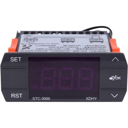 STC3000 220V Touch Digitale Temperatuurregelaar Thermostaat Met Sensor(30A) gray