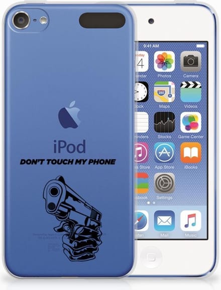 Apple iPod Touch 5 | 6 Silicone-hoesje Gun Don't Touch My Phone