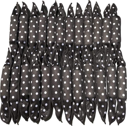 Haarrollers Slaap - Zachte rollers - Krullen Maken - Zonder Hitte - 40 Stuks - Zwart