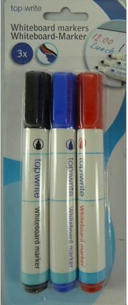 Top Write Whiteboard markers 3 delig