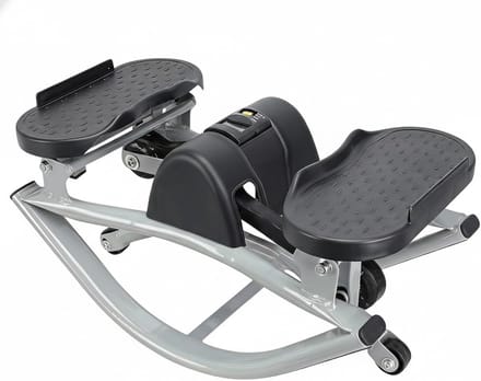 Trainingsmachine - Stepper machine - Full body workout - Low impact cardio - Compact design - Zwart