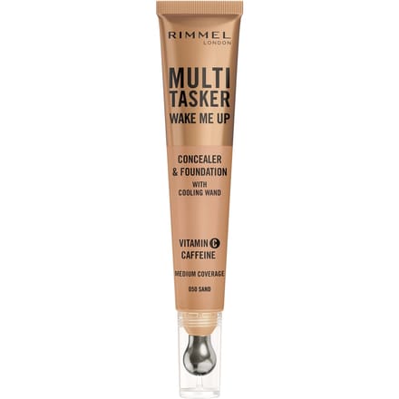 Rimmel Multi-Tasker Wake Me Up Foundation en Concealer 20 ml (Verschillende Tinten) - 050 Sand