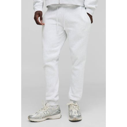 Essential BM Signature Skinny Fit Jogger | Grey Marl | Size Medium