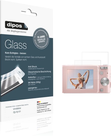 dipos – 2x Matte Pantserfolie geschikt voor VIHBRAI ZJJ-XJ-01 | 9H Screenprotector