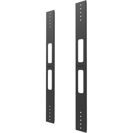 Neomounts AWL-250BL18 - mounting kit - for flat panel - black - Max 75 kg - recommended for