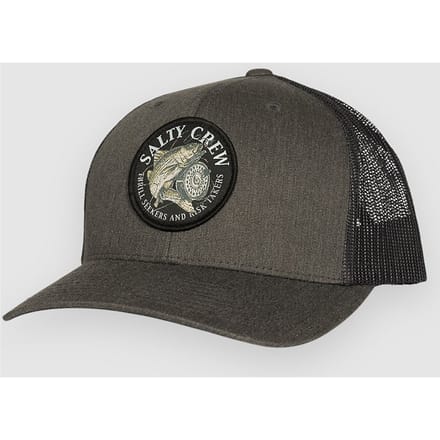 Salty Crew Reel Fly Retro Trucker Pet Grijs Man,Vrouw