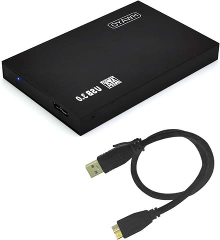 Externe Harde Schijf - Draagbare Opslag - Bestanden Opslaan - Plug and Play - 2.5 inch - Zwart