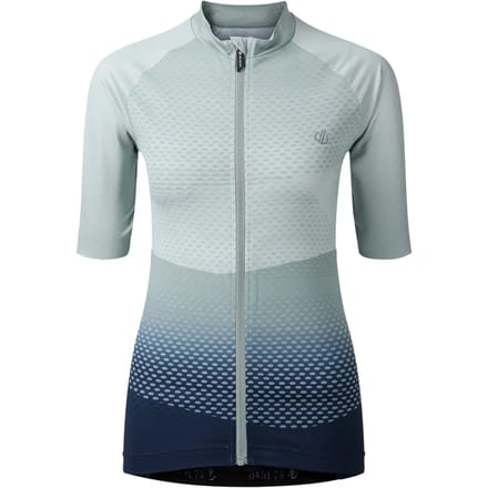 Dare2B dames fietsshirt met korte mouwen en bliksemprint