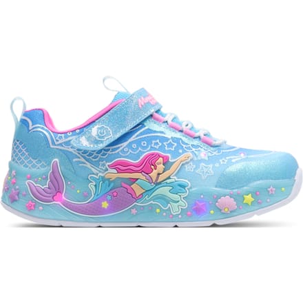 Skechers S-lights Peuterschoenen - Zwart - Maat 32 - Plastic