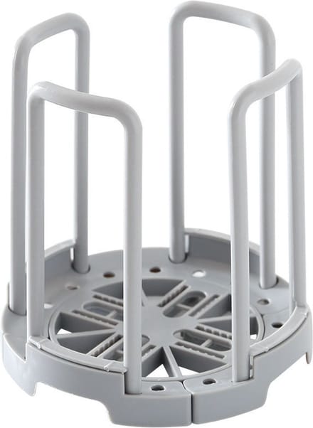 Keukenkast Organizer - Keuken Accessoires - Keukenrek - Afdruiprek - Uitschuifbaar - Grijs