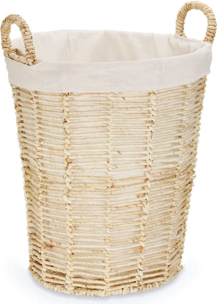Wasmand, Gevlochten, Beige - Kela | Alba
