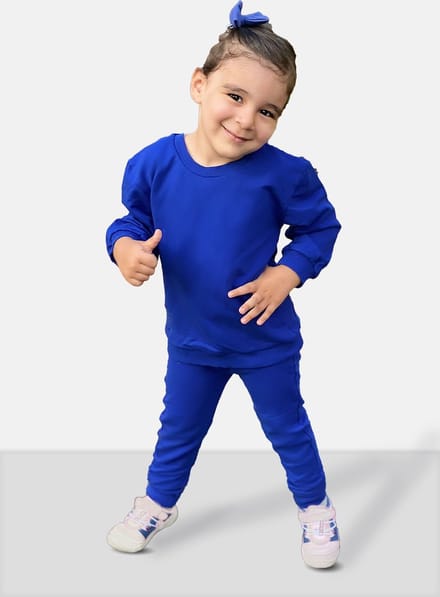 Gami Joggingpak unisex blauw 128 Blauw