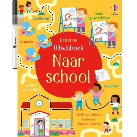 Naar School - Uitwisboek