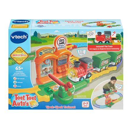 Vtech Toet Toet Auto's- Tjoek-Tjoek Treinset (incl. Tim Trein) Interactief speelgoed