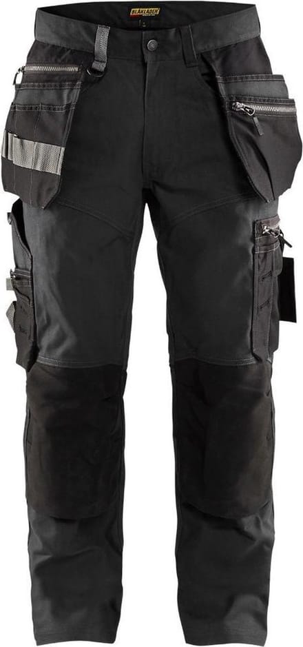 Blaklader Werkbroek met stretch 1590-1343 - Donkergrijs/Zwart - D100