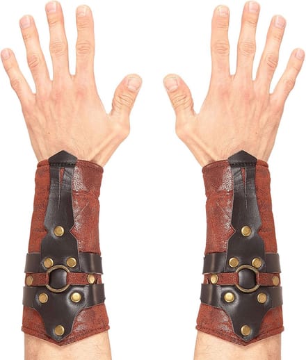 Lederlook armbedekking gladiator